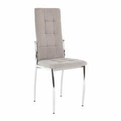 Židle ADORA NEW - světle hnědá látka / kov