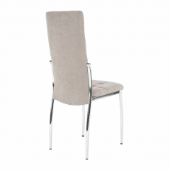 Židle ADORA NEW - světle hnědá látka / kov č.2
