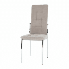 Židle ADORA NEW - světle hnědá látka / kov č.3
