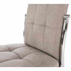 Židle ADORA NEW - světle hnědá látka / kov č.4