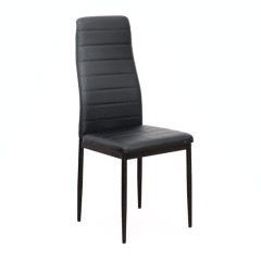 Židle COLETA NOVA - černá ekokůže