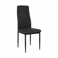 Židle COLETA NOVA - tmavě šedá /černá