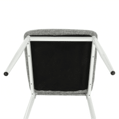 Židle COLETA NOVA - světle šedá /bílá č.3