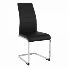 Jídelní židle VATENA - černá/chrom č.1