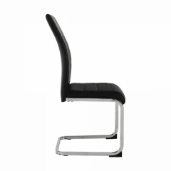 Jídelní židle VATENA - černá/chrom č.3