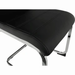 Jídelní židle VATENA - černá/chrom č.4