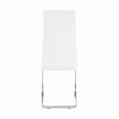 Jídelní židle VATENA - bílá/chrom č.3