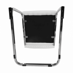 Jídelní židle VATENA - bílá/chrom č.4