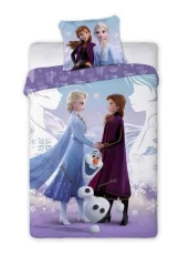 Dětské povlečení Anna, Elsa a Olaf 140x200 cm POFA0531