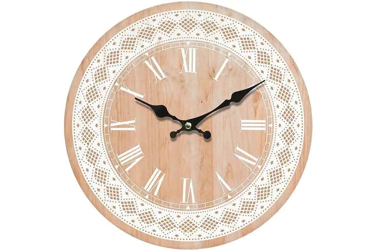 Hodiny nástěnné MDF, 34cm HA1640
