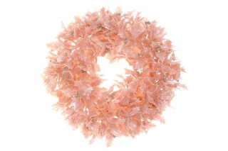 Věnec cesmínový, barva lososová UKK290-PINK