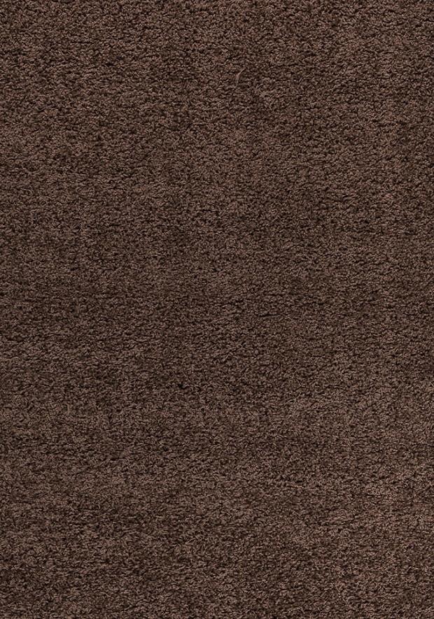 Ayyildiz Kusový koberec Dream Shaggy 4000 – tm. hnědá 60x110 cm