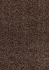 Kusový koberec Dream Shaggy 4000 – tm. hnědá