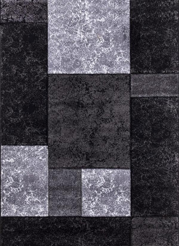 Ayyildiz Kusový koberec Hawaii 1330 – šedá/černá 120x170 cm