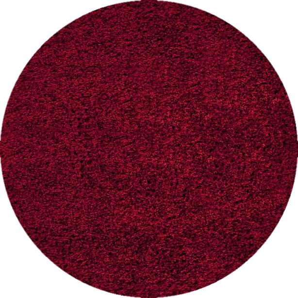 Levně Ayyildiz Kruhový koberec Dream Shaggy 4000 – červená 120x120 (průměr) kruh