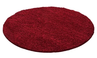 Ayyildiz kusový koberec Dream Shaggy 4000 Red Kruh
