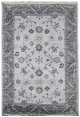 Diamond Carpets ručně vázaný kusový koberec Diamond DC-USHAK silver/black