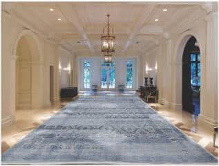 Diamond Carpets ručně vázaný kusový koberec Diamond DC-HALI B Silver/blue
