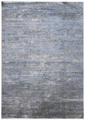 Ručně vázaný kusový koberec Diamond DC-KM Thropical modrá/šedá
