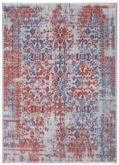Ručně vázaný kusový koberec Diamond DC-JKM červená/modrá/šedá