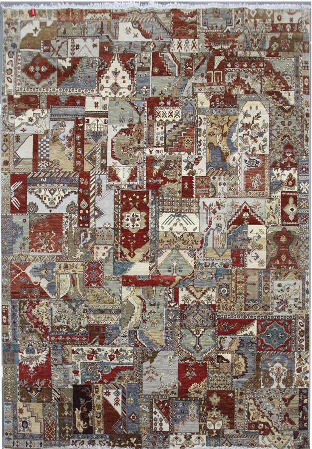 Levně Diamond Carpets Ručně vázaný kusový koberec Diamond DC-PATCH 305x425 cm