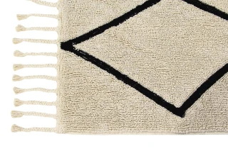 Lorena Canals bio koberec kusový, ručně tkaný Bereber Beige