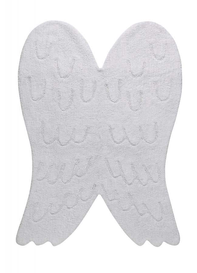 Lorena Canals Bio koberec kusový, ručně tkaný – Křídla bílá 120x160 cm
