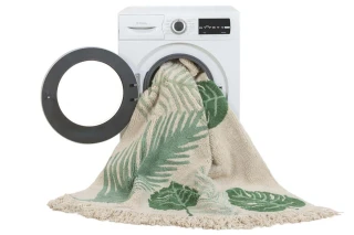 Lorena Canals bio koberec kusový, ručně tkaný Tropical Green Lorena Canals bio koberec kusový, ručně tkaný Tropical Green