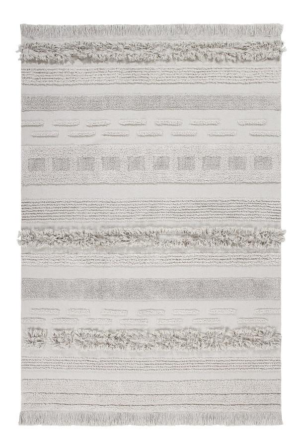 Lorena Canals Bio koberec kusový, ručně tkaný – Airal šedá/béžová 170x240 cm