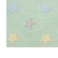 Lorena Canals bio koberec kusový, ručně tkaný Tricolor Stars Soft Mint