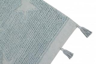 Lorena Canals bio koberec kusový, ručně tkaný Hippy Stars Aqua Blue