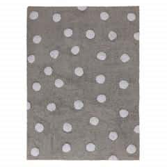 Lorena Canals pro zvířata: Pratelný koberec Polka Dots Grey-White