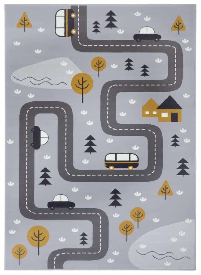 Levně Hanse Home Dětský koberec Adventures 104535 šedá 160x220 cm