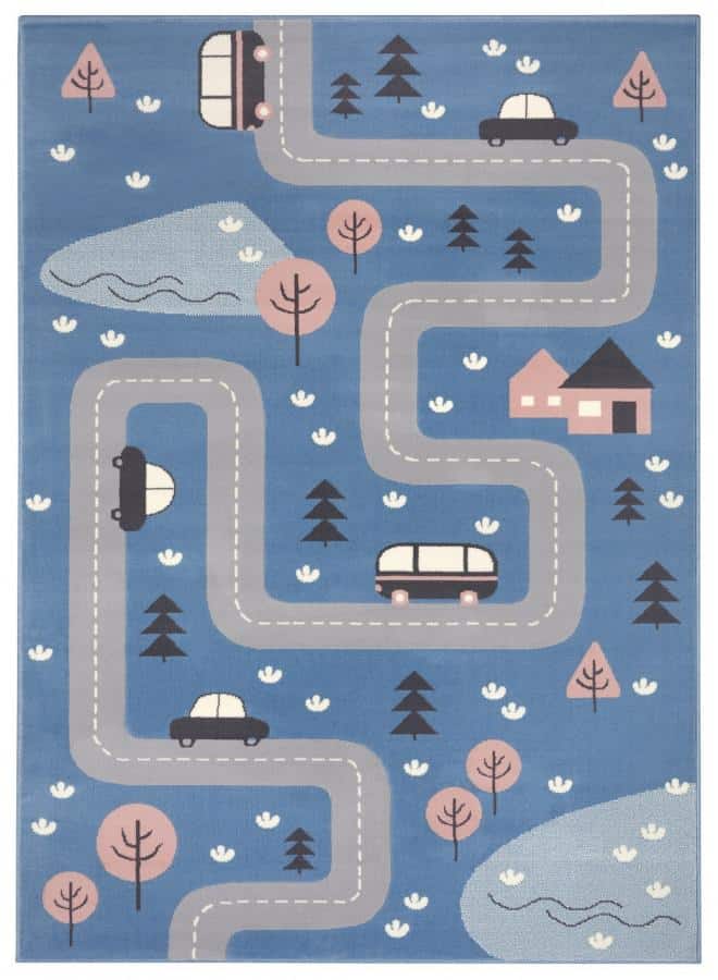 Levně Hanse Home Dětský koberec Adventures 104536 modrá 120x170 cm