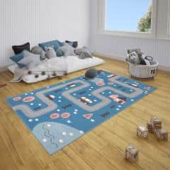Hanse Home dětský koberec Adventures 104536 Sky-blue