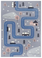 Hanse Home dětský koberec Adventures 104537 Grey/blue