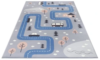 Hanse Home dětský koberec Adventures 104537 Grey/blue