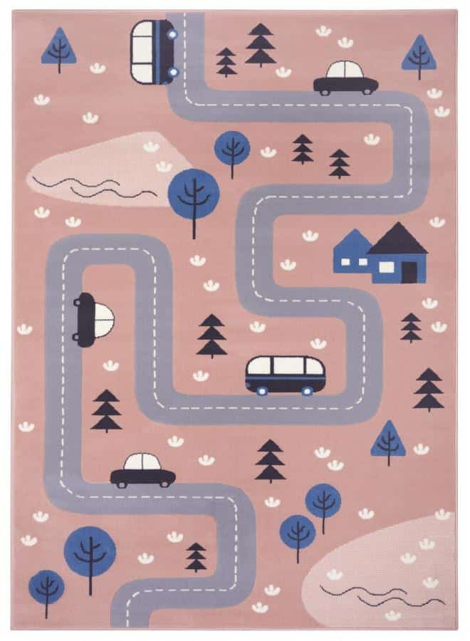 Levně Hanse Home Dětský koberec Adventures 104538 růžová 120x170 cm