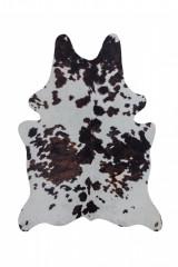 Flair Rugs kusový koberec Faux Animal Cow Print Black/White