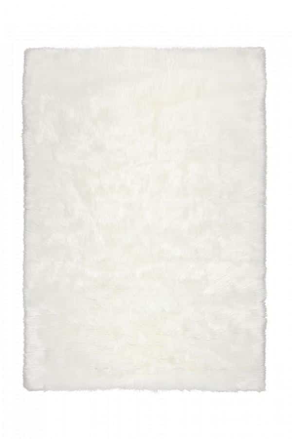 Flair Rugs Kusový koberec Faux Fur Sheepskin bílá 60x90 cm