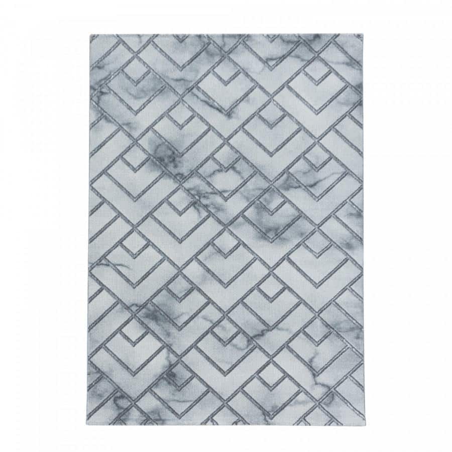 Ayyildiz Kusový koberec Naxos 3813 šedá/bílá 140x200 cm