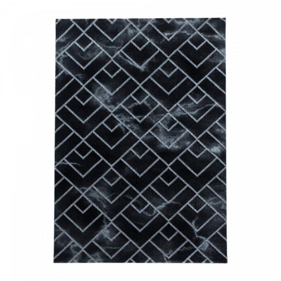 Ayyildiz Kusový koberec Naxos 3814 – černá/šedá 120x170 cm