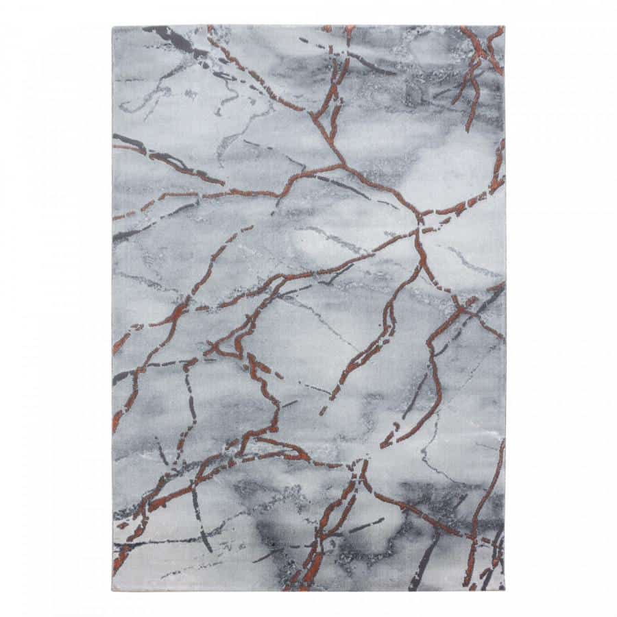 Ayyildiz Kusový koberec Naxos 3815 šedá/hnědá/bílá 80x150 cm