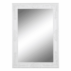 Zrcadlo MALKIA TYP 9 - dřevěný rám bílé barvy - doprodej č.1
