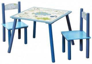 Dětský stůl s židlemi Dino DSKE0410