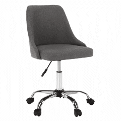 Kancelářská židle EDIZ, šedá / chrom č.1