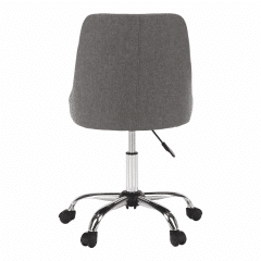 Kancelářská židle EDIZ, šedá / chrom č.3