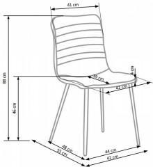 Jídelní židle K-251 - šedá č.3