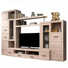 Obývací stěna 280 cm, dub sonoma, ATLANTIS 2