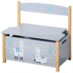 Dětská lavice s úložným prostorem Lama UBKE0703
